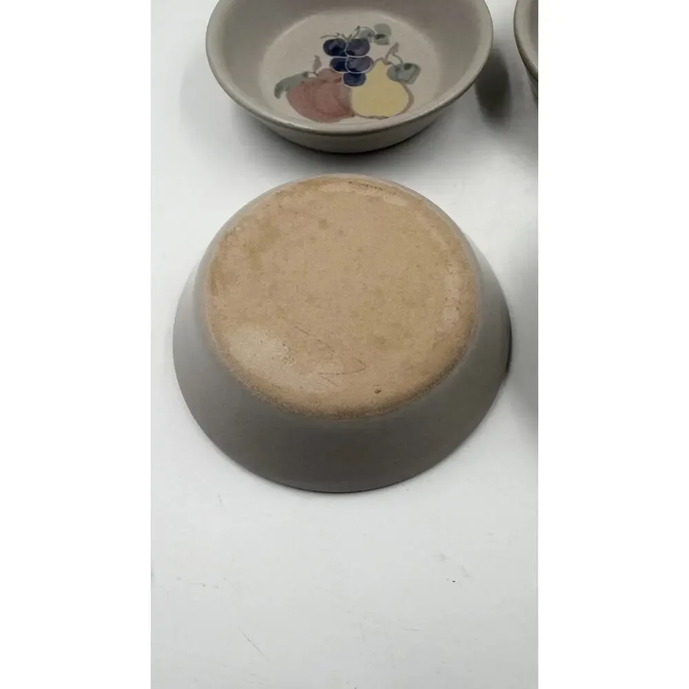 Set of 6 CHATHAM POTTERY Stoneware 5 inch Dessert Bowls - Picture 2 of 3